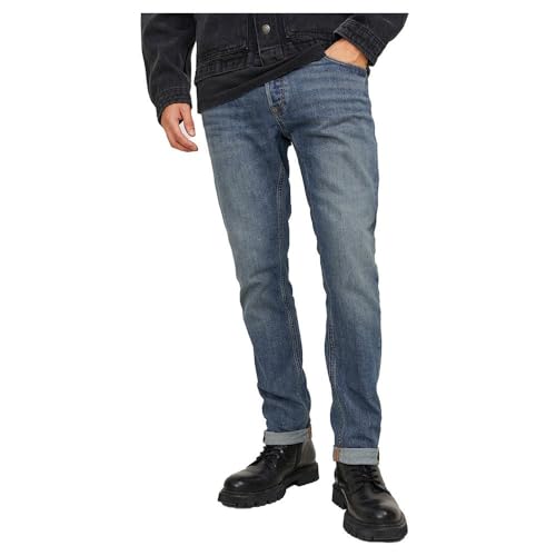 JACK & JONES Herren Jeanshose Jjiglenn Jjcole Am 271 Noos Blue Denim 28W / 30L von JACK & JONES