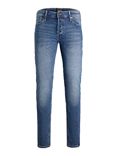 JACK & JONES Male Slim Fit Jeans JJIGLENN JJORIGINAL, Farbe:Denim, Jeans/Hosen Neu:30W / 32L von JACK & JONES