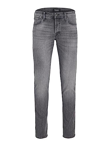 JACK & JONES Male Slim Fit Jeans JJIGLENN JJORIGINAL, Farbe:Grau, Jeans/Hosen Neu:36W / 32L von JACK & JONES