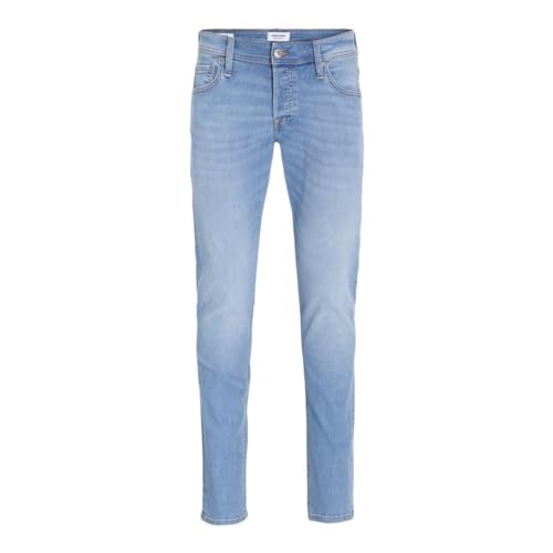 JACK & JONES Male Slim Fit Jeans JJIGLENN JJORIGINAL, Farbe:Moonlight (Pastell Blau), Jeans/Hosen Neu:33W / 30L von JACK & JONES