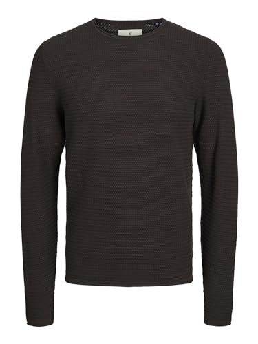 JACK & JONES Male Strickpullover mit Rundhals Einfarbig Strickpullover mit Rundhals von JACK & JONES