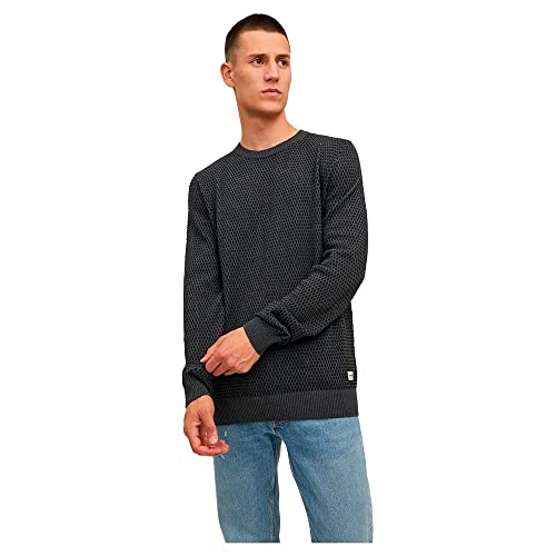 Jack & Jones Pullover Herren, Dark Grey Melange, L von JACK & JONES