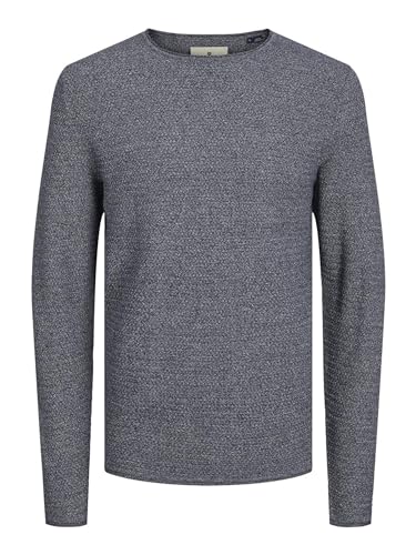 JACK & JONES Male Strickpullover mit Rundhals Einfarbig Strickpullover mit Rundhals von JACK & JONES