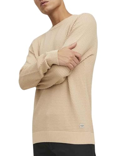 JACK & JONES Male Strickpullover Einfarbig Strickpullover von JACK & JONES