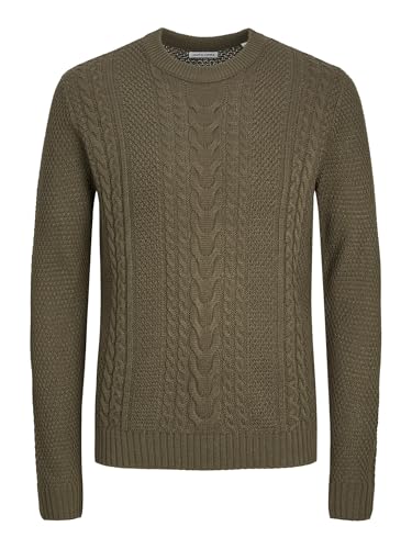 JACK & JONES Male Strickpullover Einfarbig Strickpullover von JACK & JONES