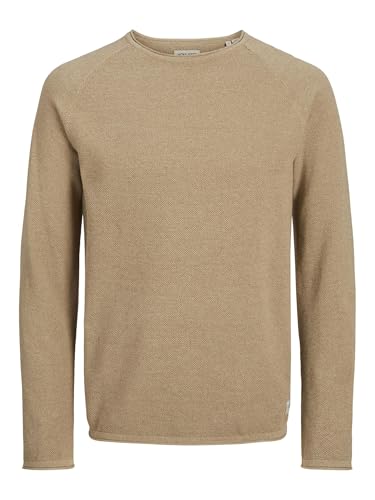 JACK & JONES Male Strickpullover Einfarbig Strickpullover von JACK & JONES