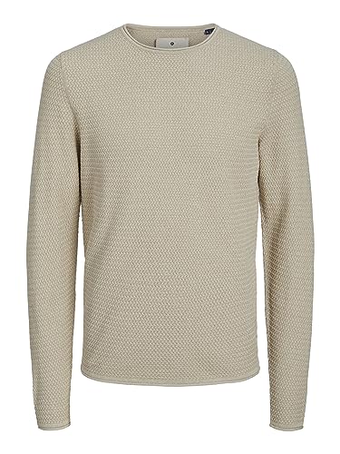 JACK & JONES Male Strickpullover Einfarbig Strickpullover von JACK & JONES