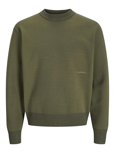 JACK & JONES Male Strickpullover Einfarbig Strickpullover von JACK & JONES