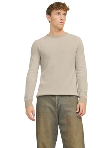 JACK & JONES Male Strickpullover Einfarbig Strickpullover von JACK & JONES