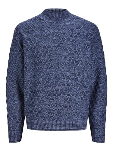 JACK & JONES Male Strickpullover Mock Neck von JACK & JONES