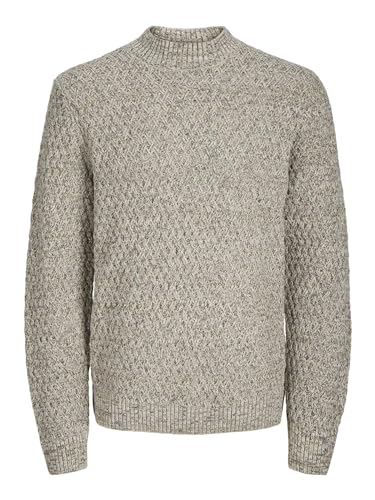 JACK & JONES Male Strickpullover Mock Neck von JACK & JONES