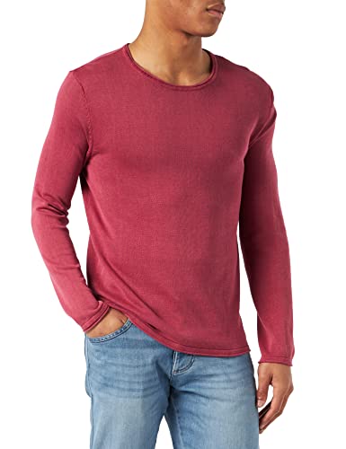 JACK&JONES Men's JJELEO Knit Crew Neck NOOS, Hawthorn Rose, S von JACK & JONES