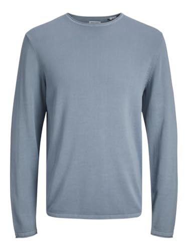 JACK & JONES Herren Strickpullover Rundhals Basic Langarm Sweater Baumwolle Shirt JJEHILL, Mountain Spring, S JACK & JONES Herren Strickpullover Rundhals Basic Langarm Sweater Baumwolle Shirt JJEHILL, Mountain Spring, S von JACK & JONES