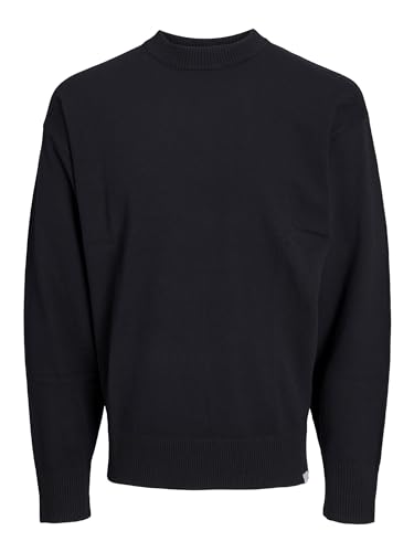 JACK & JONES Male Strickpullover mit Rundhals Einfarbig Strickpullover mit Rundhals von JACK & JONES