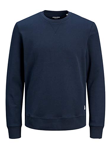 JACK & JONES Herren Jjebasic Crew Neck Noos Sweatshirt, Marineblau Blazer, XL EU von JACK & JONES