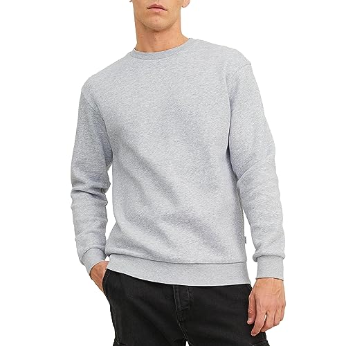 JACK & JONES Basic Sweater Langarm Sweatshirt Rundhals Pullover Einfarbiger Jumper JJEBRADLEY von JACK & JONES