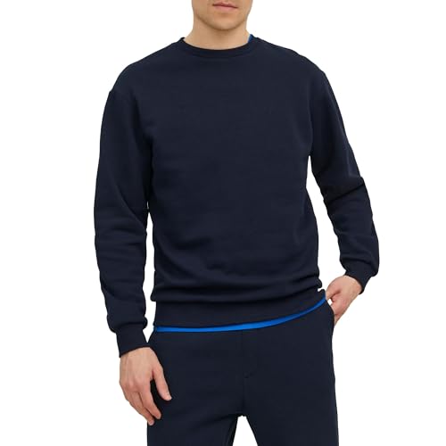 JACK & JONES Male Sweatshirt mit Rundhals Einfarbig Sweatshirt mit Rundhals von JACK & JONES