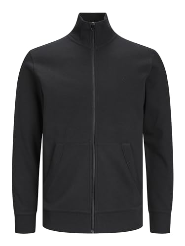 JACK & JONES Male Sweatshirt mit Reißverschluss Plus Einfarbig Sweatshirt mit Reißverschluss von JACK & JONES