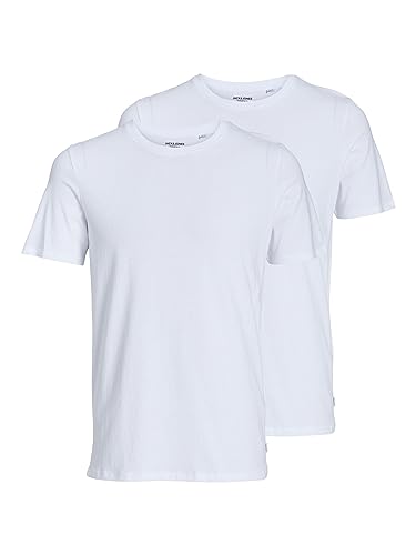 JACK & JONES Male T-Shirt 2er-Pack Einfarbig T-Shirt von JACK & JONES