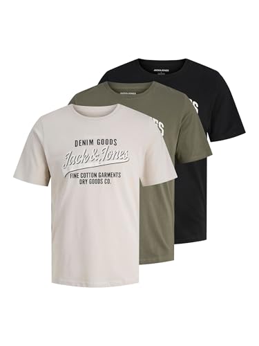 JACK & JONES Male T-Shirt 3er-Pack Logo T-Shirt JACK & JONES Male T-Shirt 3er-Pack Logo T-Shirt von JACK & JONES