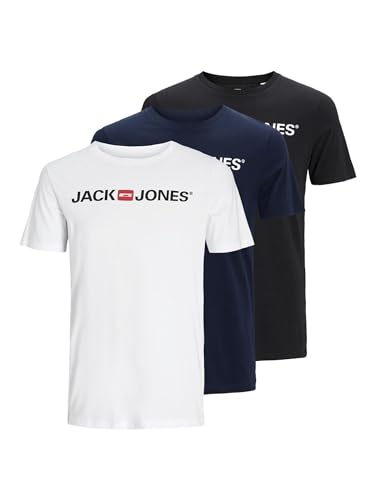 JACK & JONES Herren Shirt JJECORP weiß XS von JACK & JONES