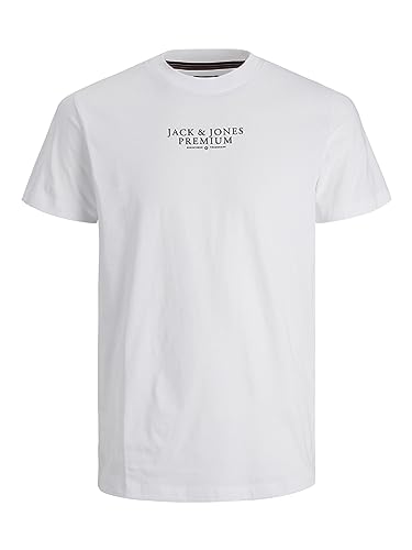 JACK&JONES Premium Mens White Crew Neck S/S von JACK & JONES