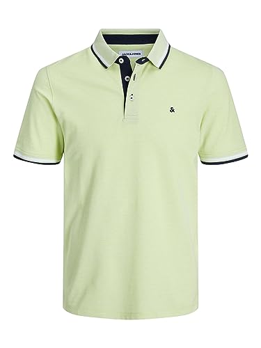 JACK & JONES Male T-Shirt Einfarbig Polo T-Shirt von JACK & JONES