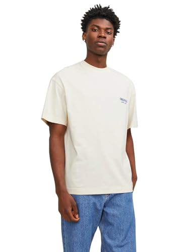 JACK & JONES Male T-Shirt Gedruckt Rundhals T-Shirt von JACK & JONES