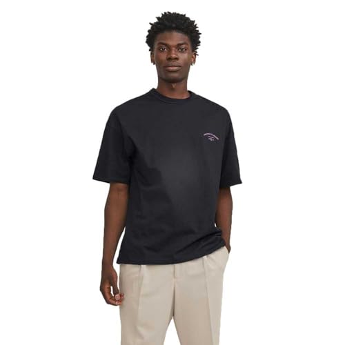 JACK & JONES Male T-Shirt Gedruckt Rundhals T-Shirt von JACK & JONES