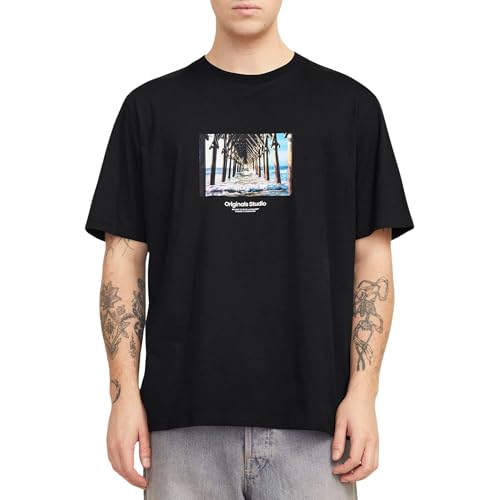 JACK & JONES Male T-Shirt Gedruckt T-Shirt von JACK & JONES