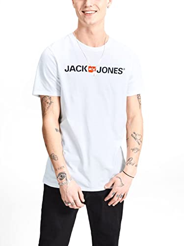 JACK & JONES Male Klassisches T-Shirt - Corp White von JACK & JONES