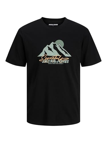 JACK & JONES Male T-Shirt Plus Size Gedruckt T-Shirt von JACK & JONES