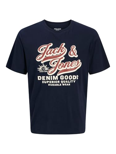 JACK & JONES Male T-Shirt Plus Size Logo T-Shirt von JACK & JONES