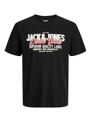 JACK & JONES Male T-Shirt Plus Size Logo T-Shirt von JACK & JONES