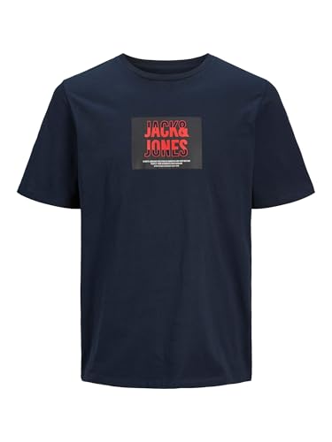 JACK & JONES Male T-Shirt Plus Size Logo T-Shirt von JACK & JONES