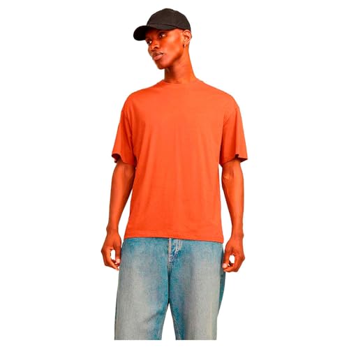 JACK & JONES Male T-shirt Einfarbig Rundhals T-shirt JACK & JONES Male T-shirt Einfarbig Rundhals T-shirt von JACK & JONES