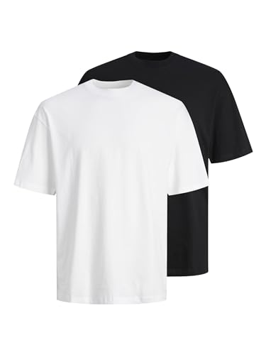 JACK & JONES Male T-Shirt Plus 2er-Pack Logo T-Shirt von JACK & JONES