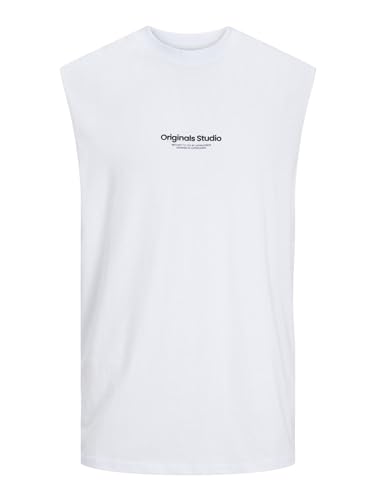 JACK & JONES Male Tanktop Gedruckt Rundhals Tanktop von JACK & JONES