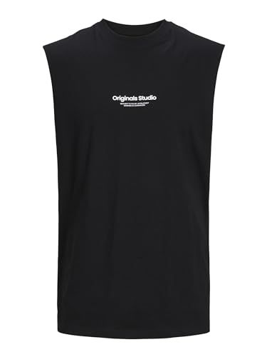 JACK & JONES Male Tanktop Gedruckt Rundhals Tanktop von JACK & JONES