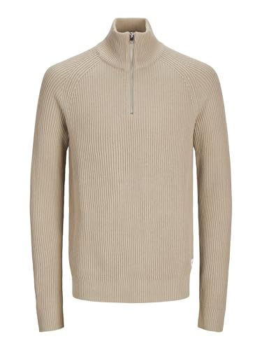 JACK & JONES Male Strickjacke mit Viertelreißverschluss Einfarbig Strickjacke mit Viertelreißverschluss JACK & JONES Male Strickjacke mit Viertelreißverschluss Einfarbig Strickjacke mit Viertelreißverschluss von JACK & JONES