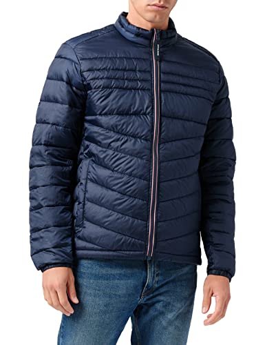 JACK & JONES Herren Jjehero Puffer Collar Noos Jacke, Navy Blazer 2, M EU von JACK & JONES