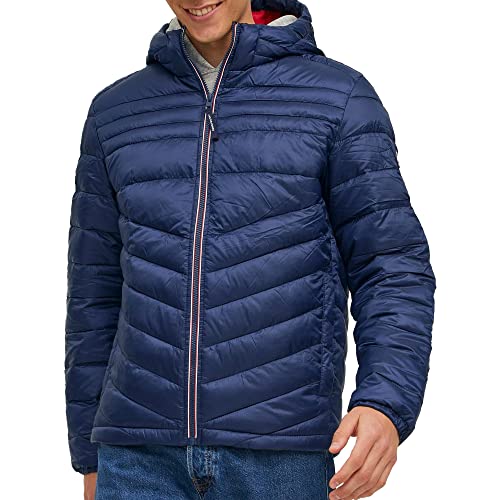 JACK & JONES Herren Jjehero Puffer Hood Sn Gesteppt, Navy Blazer, S EU von JACK & JONES