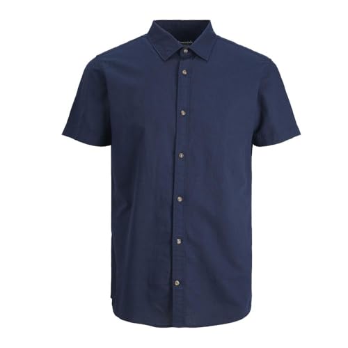 JACK & JONES Marinehemd für Jungen, Sommer, 12277218, marine, 8 Jahre von JACK & JONES
