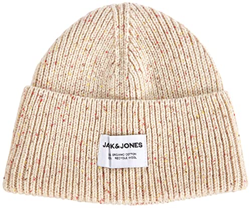 Jack & Jones Men's JACBARI Beanie Hat, Turtledove, ONE Size von JACK & JONES