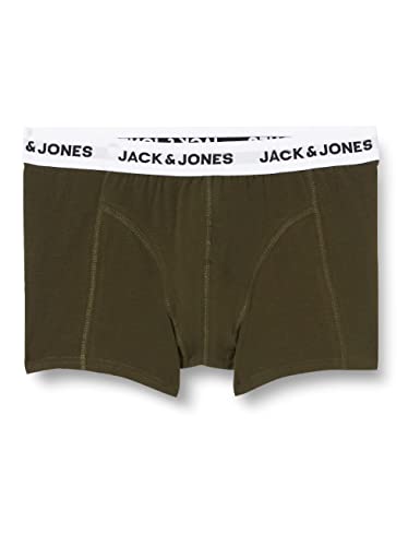 JACK & JONES Men's JACBASIC White WB Trunk SN Boxershorts, Forest Night, S von JACK & JONES