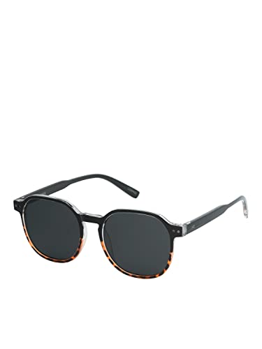 JACK & JONES Men's JACCHRISTOPHER Sunglasses Sonnenbrille, Black/Detail:J1013-00, ONE Size von JACK & JONES