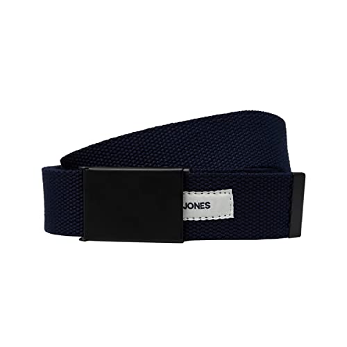 JACK & JONES Herren JACLOYDE WOVEN BELT Gürtel, Navy Blazer,95 von JACK & JONES