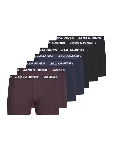 JACK & JONES Simply Basic Trunks Boxershorts Herren (7-Pack) - XXL von JACK & JONES