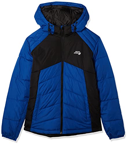 Jack & Jones Men's JCOBLOCK Puffer Steppjacke, Blue Iolite, XL von JACK & JONES