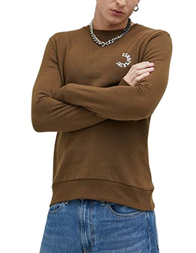 Jack & Jones Men's JCOBLUR Panel Sweat Crew Neck FST Sweatshirt, Desert Palm, XL Jack & Jones Men's JCOBLUR Panel Sweat Crew Neck FST Sweatshirt, Desert Palm, XL von JACK & JONES